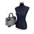 GUCCI Borsa a Mano Vintage in Tela Col. Blu Ophidia M