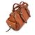 BORBONESE Borsa a Mano in Pelle Col. Arancione M