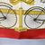 HERMES Foulard Vintage in Seta Col. Rosso Carre 90