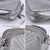PRADA Borsa a Tracolla in Pelle Col. Argento Diagramme S