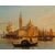 Joseph Carl Berthold Püttner (Planà, 1821 – Vöslau, 1881), Gondole al tramonto davanti a Piazza S. Marco e Santa Maria della Salute