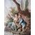 Coppia di dipinti raffiguranti scene animate