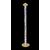 Lampada da terra  in vetro murrina con dettagli in ottone.Murano.