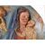 Madonna con Bambino, tondo in terracotta policroma del XX° secolo