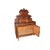 Credenza Piattaia stile Luigi Filippo in Legno di Noce e Radica