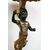 Tavolino antico"Trespolo" in legno laccato e dorato. Venezia XIX secolo.