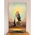 Antico dipinto olio su tela Immacolata concezione, 104x59 cm, scuola italiana XIX sec