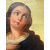 Antico dipinto olio su tela Immacolata concezione, 104x59 cm, scuola italiana XIX sec