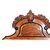 Credenza Piattaia stile Luigi Filippo in Legno di Noce e Radica