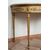 Consolle antica Demi lune stile Luigi XVI Napoletana in legno laccato e dorato. Periodo XIX secolo.