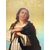 Antico dipinto olio su tela Immacolata concezione, 104x59 cm, scuola italiana XIX sec