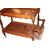 Carrello porta vivande del 1800 Francese in Legno di Noce