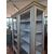 Libreria a 4 porte laccata e dorata con rete