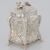 Contenitore per tè Giorgio II montato in argento sterling, Londra, 1754