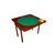 Tavolino da gioco stile Direttorio in legno di Mogano Biondo