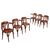 Gruppo di 6 Sedie in Stile Thonet Lombardia XX Secolo