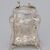 Contenitore per tè Giorgio II montato in argento sterling, Londra, 1754