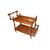 Carrello porta vivande del 1800 Francese in Legno di Noce