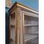 Libreria a 4 porte laccata e dorata con rete