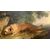Dipinto, olio su tela, "Terriers che inseguono un coniglio" firmato G. Armfield - XIX sec. 