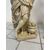 Coppia di statue in graniglia di pietra. Epoca primi 900. H 94 cm