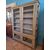 Libreria a 4 porte laccata e dorata con rete