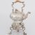 Bollitore su supporto in argento sterling Giorgio II, Samuel Courtauld?, Londra, 1739-55