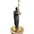  Coppia di Candelabri Impero in Bronzo Patinato e Dorato