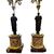  Coppia di Candelabri Impero in Bronzo Patinato e Dorato