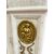  Antico Camino in Marmo Bianco con Bronzo Dorato, XIX Secolo 