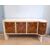 CREDENZA ART DECO IN RADICA DI NOCE E PERGAMENA ORIGINALE DEGLI ANNI 1930-40