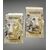 Coppia di teste di leone in stucco – XIX secolo