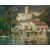 André Jallot (1884-1936), Veduta di un villaggio sulle rive di un fiume