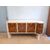 CREDENZA ART DECO IN RADICA DI NOCE E PERGAMENA ORIGINALE DEGLI ANNI 1930-40
