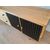 MOBILE BASSO CREDENZA DESIGN MODERNO IN ROVERE MASSELLO , ANNI '80