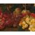 Scuola lombarda, XIX secolo, Composizione di fiori, frutta e fontana