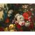 Scuola lombarda, XIX secolo, Composizione di fiori, frutta e fontana