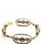 BRACCIALE SEMIRIGIDO IN ORO ARGENTO RUBINI E DIAMANTI