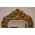 Antica stupenda specchiera francese del 1800 stile Luigi XIV in legno dorato foglia oro