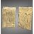 Coppia di teste di leone in stucco – XIX secolo