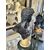  Busto in Bronzo 'Davide' con Base in Marmo, su colonna in marmo verde, XIX Secolo 