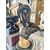  Busto in Bronzo 'Davide' con Base in Marmo, su colonna in marmo verde, XIX Secolo 