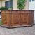 Credenza scantonata in noce del 700 Toscana 