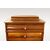 Antico settimanale del 1800 Biedermeier in piuma di mogano biondo