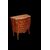 Louis XV serpentine chest of drawers from the 1800s, richly inlaid with 3 drawers
