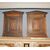 stip216 - pair of walnut wall cabinets, 18th century, cm l 39 xh 46     