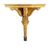 Hanging console in carved and gilded wood with neoclassical motifs, late 18th century