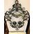 Pair of wrought iron chandeliers