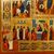 Russia, 19th century, Icon depicting the Twelve Great Feasts