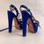 Schutz Scarpe con Tacco in Pelle Scamosciata Col. 39